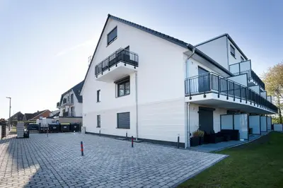 Das Gebäude in dem sich die Ferienwohnung befindet
