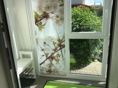 Ein Garten an der Unterkunft Ferienwohnung Ostseewellen