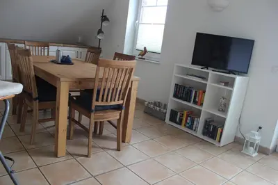 Die Bibliothek in der Ferienwohnung