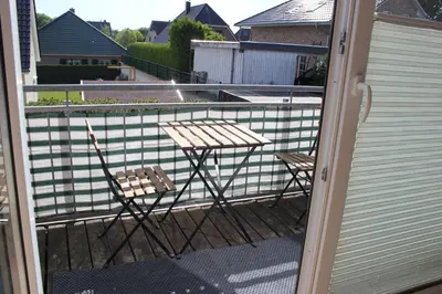 Ein Balkon oder eine Terrasse in der Unterkunft Ferienwohnung Störtebeker