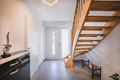 Grundriss der Unterkunft Modernes Neubau-Haus Lübeck - Garten, Terrasse, Parkplatz