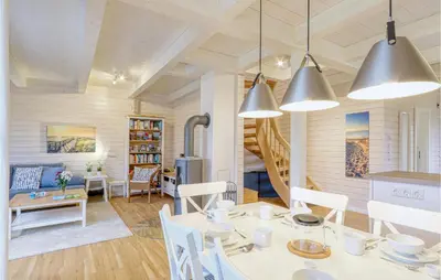 Ein Sitzbereich in der Unterkunft Stunning Home In Krems Iiwarderbrück