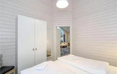 Ein Bett oder Betten in einem Zimmer der Unterkunft Amazing Home In Krems Iiwarderbrück