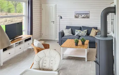 Ein Sitzbereich in der Unterkunft Cozy Home In Krems Iiwarderbrück