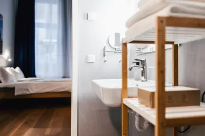 Ein Bett oder Betten in einem Zimmer der Unterkunft The Layhead B&B