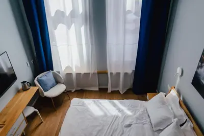 Ein Bett oder Betten in einem Zimmer der Unterkunft The Layhead B&B