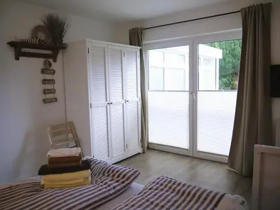 Ein Bett oder Betten in einem Zimmer der Unterkunft Haffliebe 1