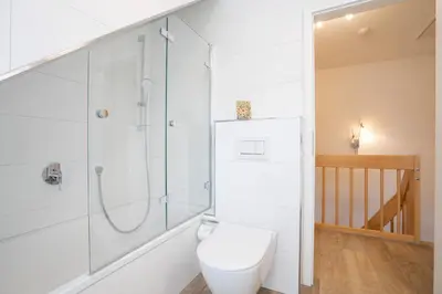 Ein Badezimmer in der Unterkunft Seesand Nr 10