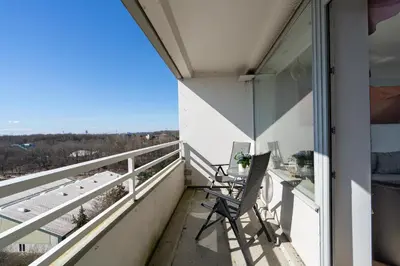 Ein Balkon oder eine Terrasse in der Unterkunft Ferienpark Sierksdorf App 461 - Strandlage