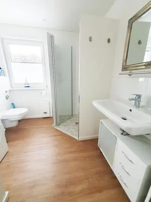 Ein Badezimmer in der Unterkunft Ferienwohnung Beste - für eine entspannte Auszeit