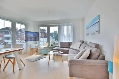 Ein Sitzbereich in der Unterkunft Residenz am Kurpark Residenz am Kurpark Appartement 4
