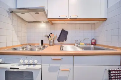 Küche/Küchenzeile in der Unterkunft HejU - Altbau meets Design - Parkplatz - Netflix