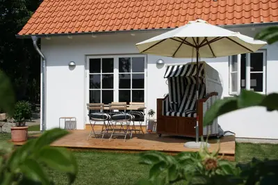 Ein Garten an der Unterkunft Ferienhaus 