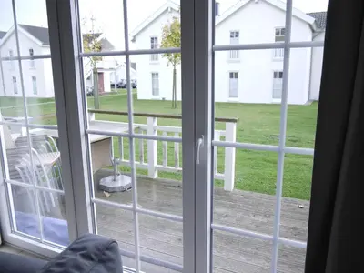 Ein Balkon oder eine Terrasse in der Unterkunft Ferienhaus Oceansounds