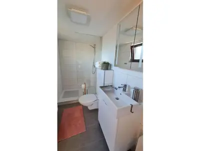 Ein Sitzbereich in der Unterkunft Ferienhaus Boje14a