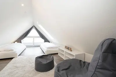 Ein Bett oder Betten in einem Zimmer der Unterkunft Kammerweg 89 Düne 28