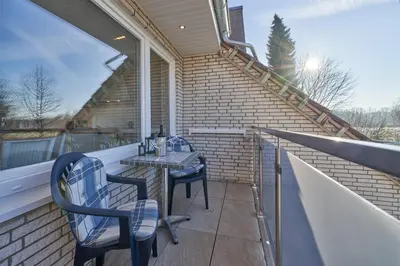 Ein Balkon oder eine Terrasse in der Unterkunft East46 Timmendorfer Strand