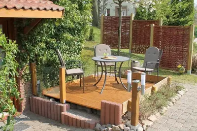 Ein Garten an der Unterkunft Ostseeoase