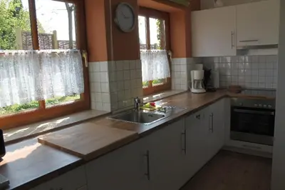 Küche/Küchenzeile in der Unterkunft Ostseeoase
