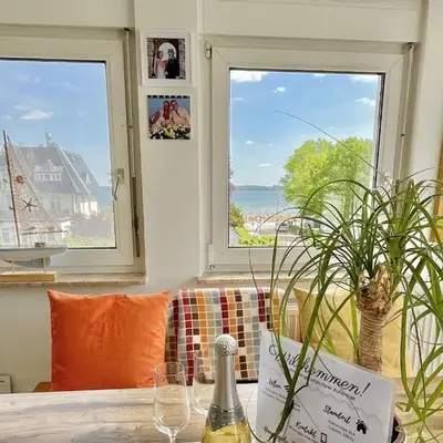 3SZ Penthaus Luna am Sandstrand mit Meerblick & Balkon