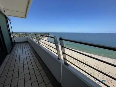 Ein allgemeiner Meerblick oder ein Meerblick von der Ferienwohnung aus