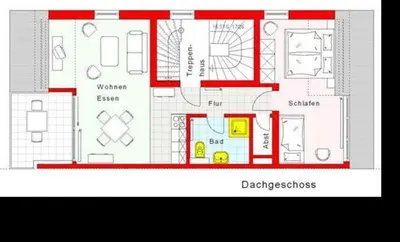 Grundriss der Unterkunft AMW1 Ferienwohnung Garbers Thiele