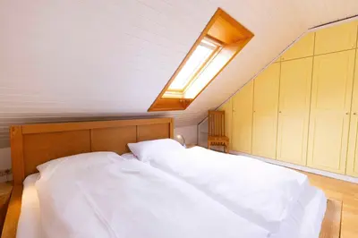 Ein Bett oder Betten in einem Zimmer der Unterkunft BEE1 Ferienwohnung Ernstorfer