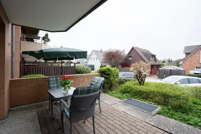 Ein Garten an der Unterkunft DKK5 Ferienwohnung Ostseeperle