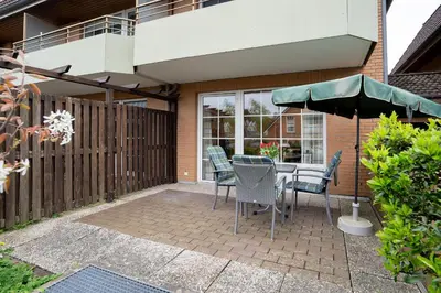 Ein Balkon oder eine Terrasse in der Unterkunft DKK5 Ferienwohnung Ostseeperle