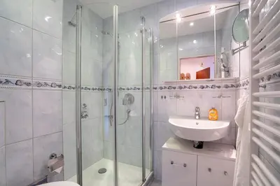 Ein Badezimmer in der Unterkunft DKK7b Ferienwohnung Strandmuschel F