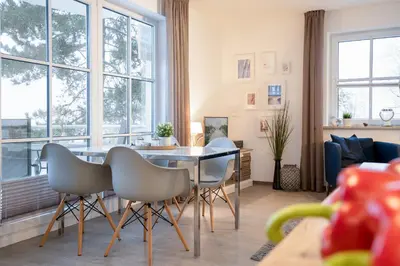 Ein Sitzbereich in der Unterkunft GAR4b Appartementhaus 