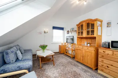 Küche/Küchenzeile in der Unterkunft HER14a Ferienwohnung Hartig