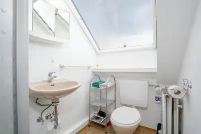 Ein Badezimmer in der Unterkunft HER14a Ferienwohnung Hartig
