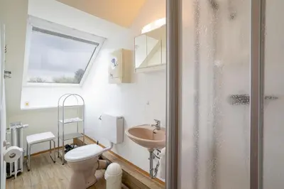 Ein Badezimmer in der Unterkunft HER14b Ferienwohnung Hartig