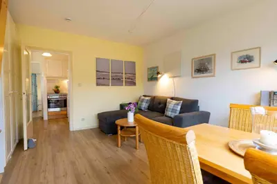 Ein Sitzbereich in der Unterkunft MEI6 Ferienwohnung Passat
