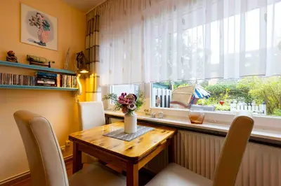 Ein Sitzbereich in der Unterkunft MEI6b Ferienwohnung Matysik