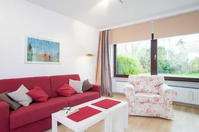 Ein Sitzbereich in der Unterkunft MEI77 Ferienwohnung Zimmermann F