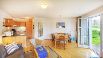 Küche/Küchenzeile in der Unterkunft OST16 Ferienwohnung Wackerow