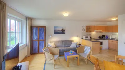 Küche/Küchenzeile in der Unterkunft OST16 Ferienwohnung Wackerow