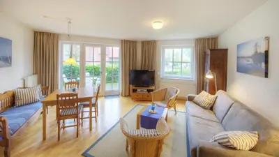 TV/Unterhaltungsangebot in der Unterkunft OST16 Ferienwohnung Wackerow
