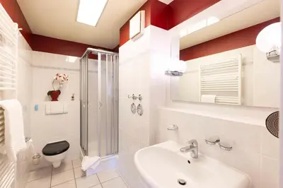 Ein Badezimmer in der Unterkunft OST29 Ferienwohnung Komoran