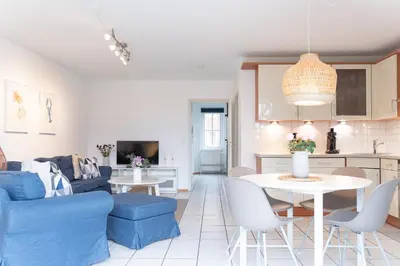 Ein Sitzbereich in der Unterkunft OST8 Ferienwohnung Lörper 2
