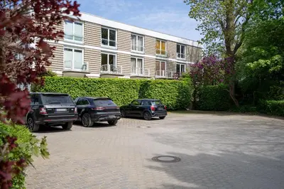 Das Gebäude in dem sich die Ferienwohnung befindet