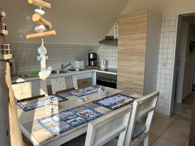 Küche/Küchenzeile in der Unterkunft STOE12a Ferienhaus Sonne, Wohnung Sonnenaufgang
