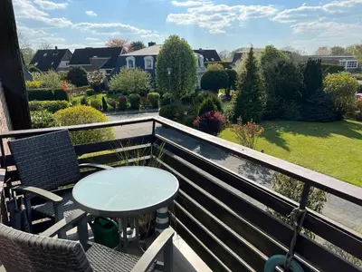 Ein Balkon oder eine Terrasse in der Unterkunft STOE12a Ferienhaus Sonne, Wohnung Sonnenaufgang
