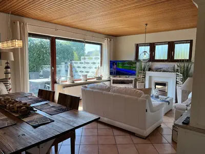 TV/Unterhaltungsangebot in der Unterkunft STOE12b Ferienhaus Sonne, Wohnung Sonnenterrasse