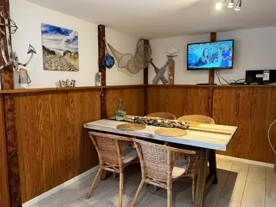 TV/Unterhaltungsangebot in der Unterkunft STOE12c Ferienhaus Sonne, Wohnung Sonnenschein