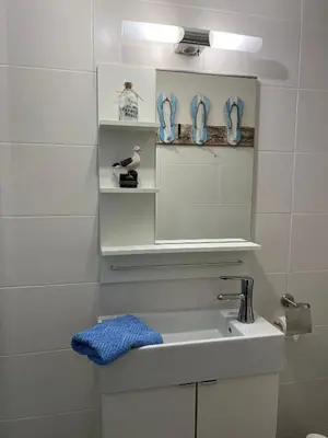 Ein Badezimmer in der Unterkunft STOE12c Ferienhaus Sonne, Wohnung Sonnenschein