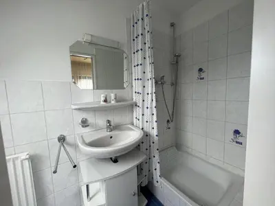 Ein Badezimmer in der Unterkunft STOE 14a Gästehaus Iden, App 3