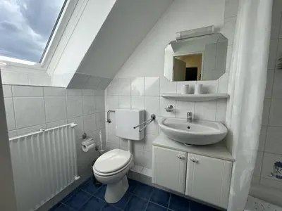 Ein Badezimmer in der Unterkunft STOE 14b Gästehaus Iden, App 2